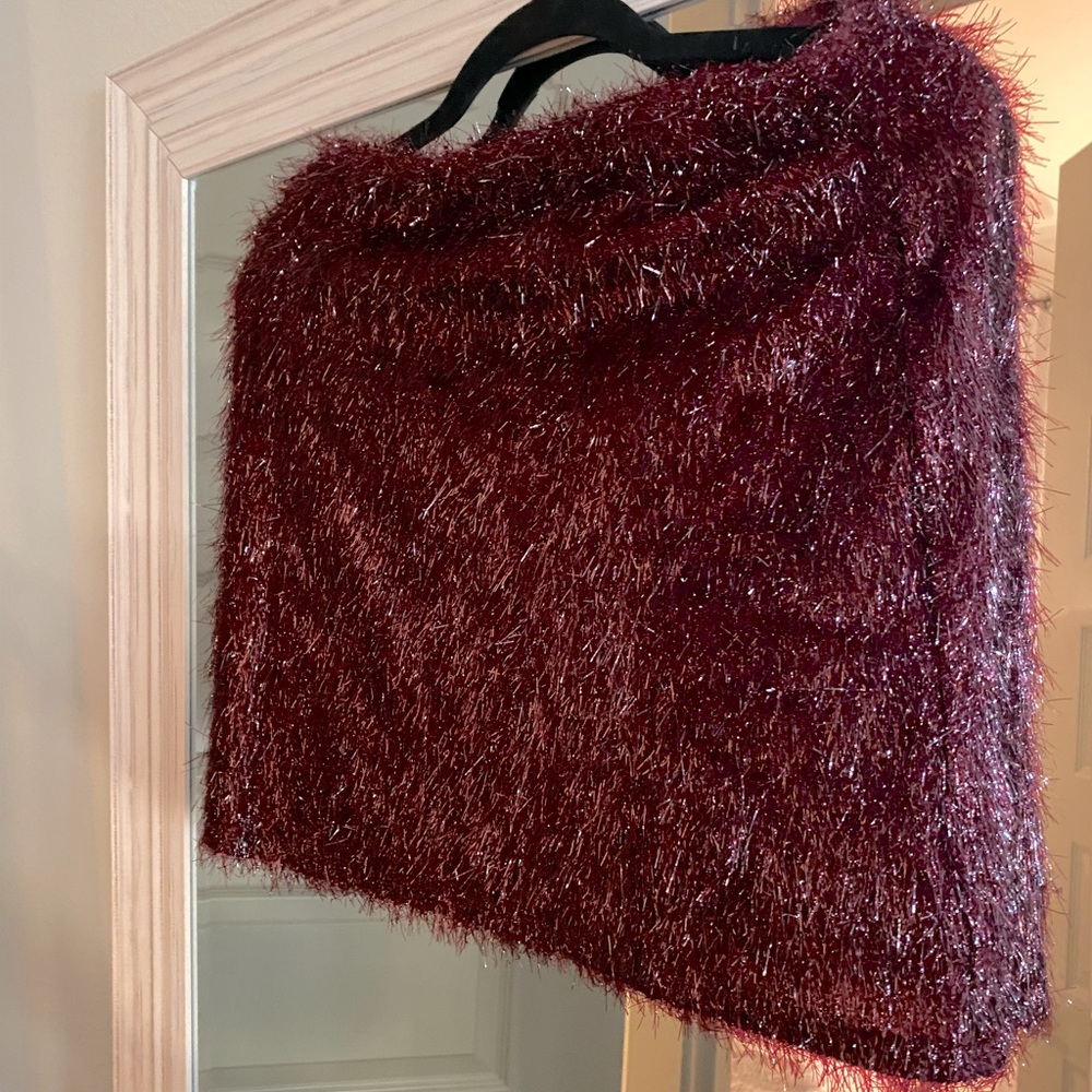 Burgundy skirt